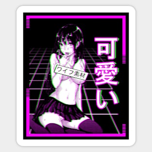 Aesthetic Japanese Girl 22 Sticker